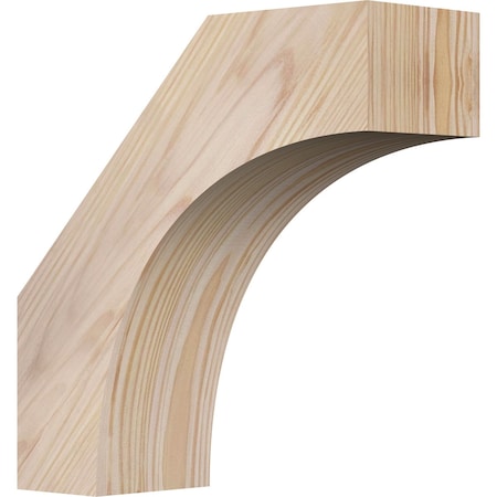 Ekena Millwork 3 1/2"W x 10"D x 10"H Westlake Smooth Knee Brace, Douglas Fir BRC04X10X10WTL00SDF